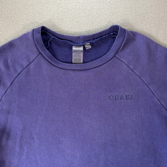 Oraki Womens Sweater M Purple Recycled Material Pullover Minimalist Eco Friendly - Picture 2 of 14